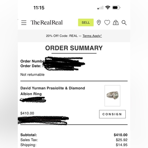 David Yurman Albion Ring - Picture 6 of 8